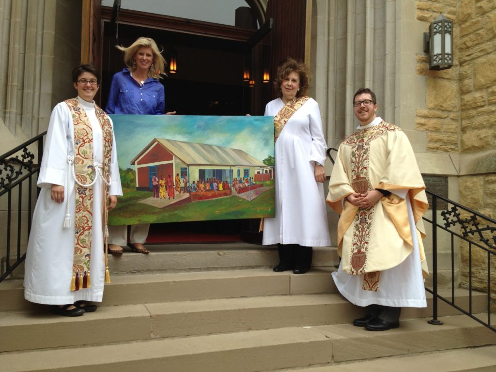 Painting of St. John's Clinic in Kayoro