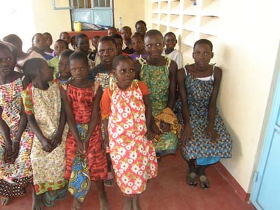 St. John's - dresses on orphans Dresses for Kayoro by St. John's and Holy Apostles